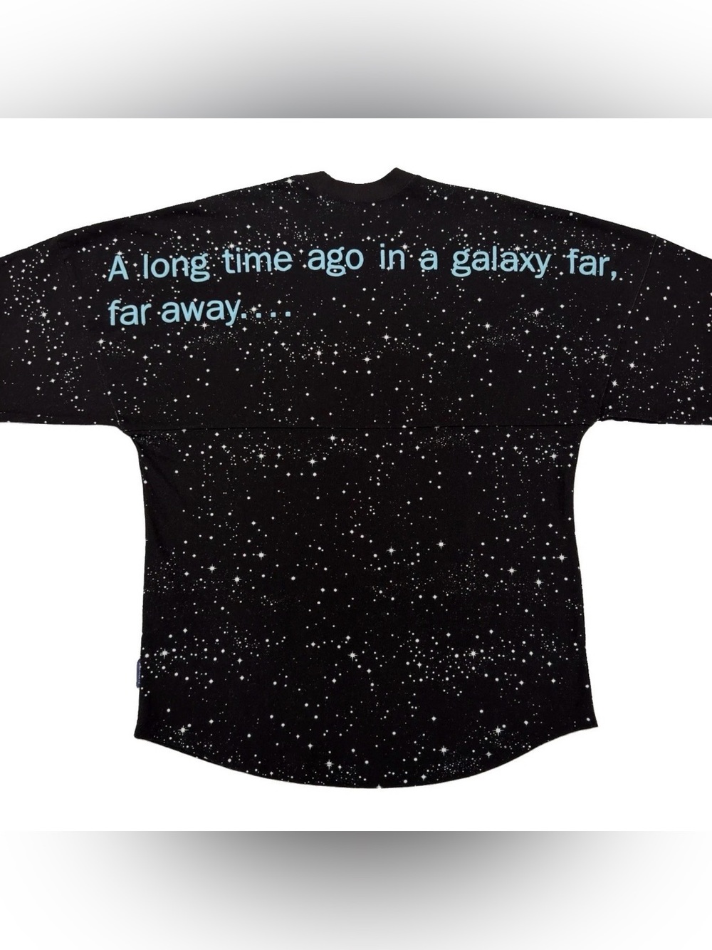 Disney Parks Star Wars Spirit Jersey Small Black Galaxy Star Field Shirt S